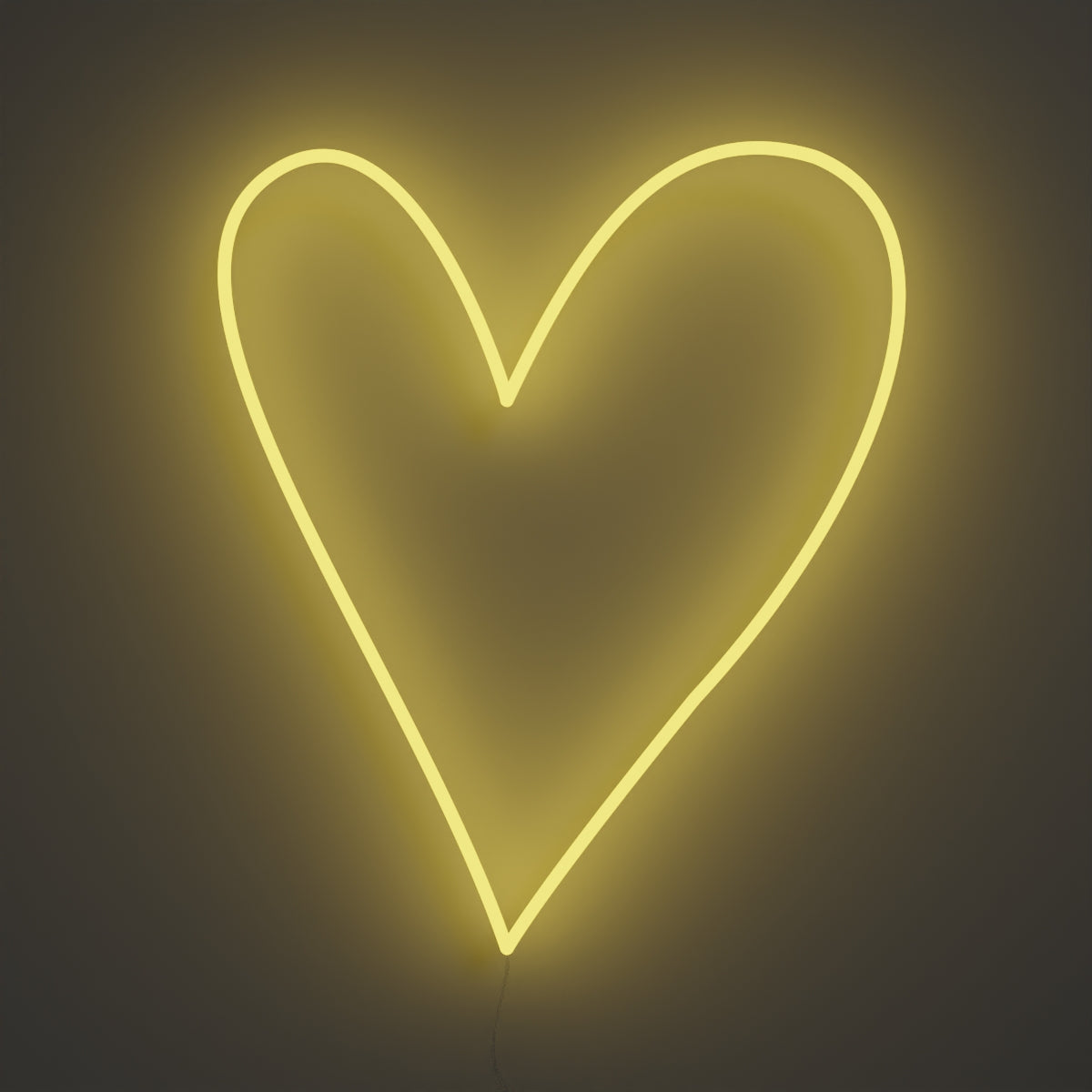 Big Big Heart (Très gros coeur), signe en néon LED